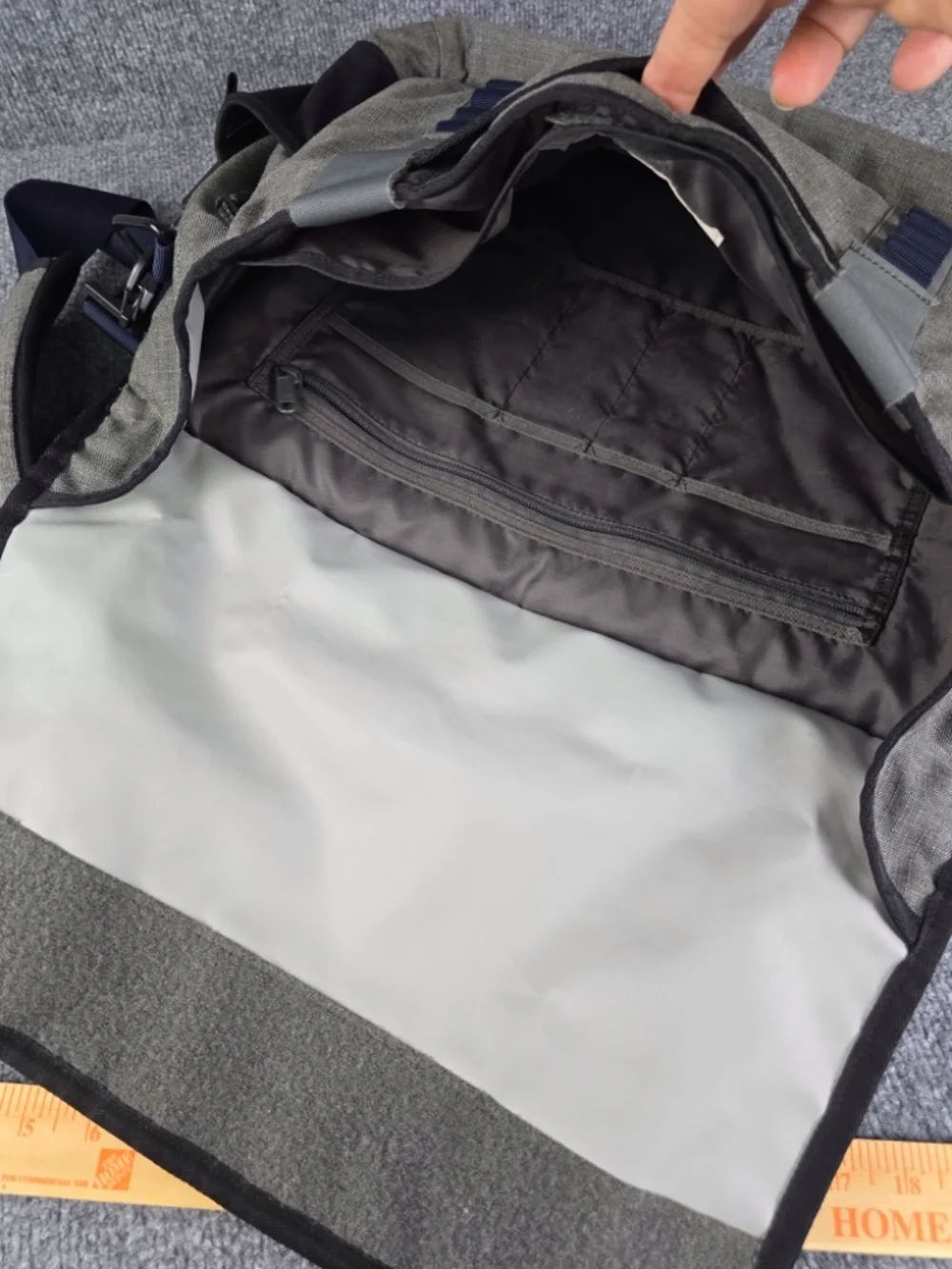 Timbuk2 Command Laptop Messenger Bag - Midway Gray/Blue - TSA Friendly